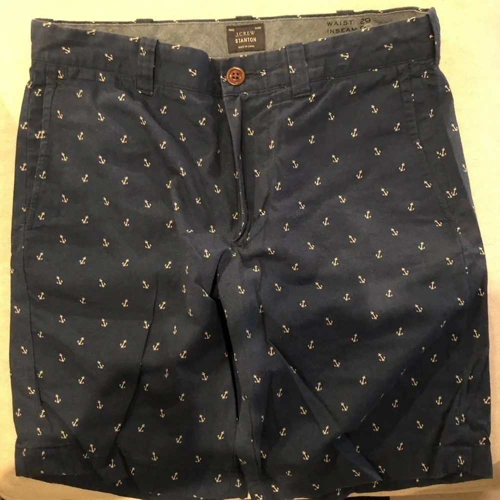 J. Crew Stanton Anchor Patterned Shorts